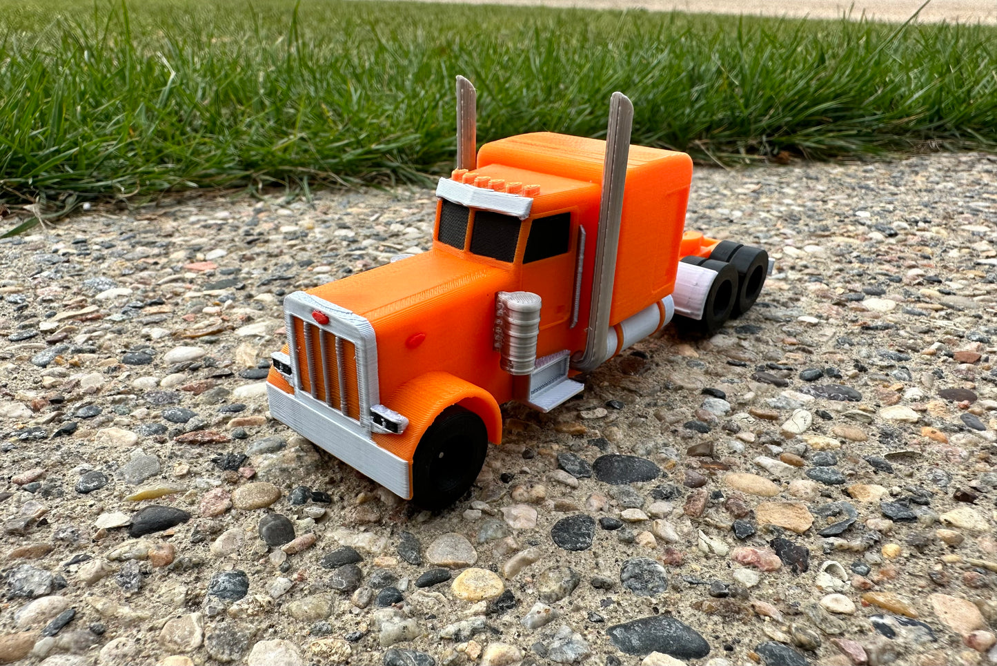 Semi w/ Super B Trailers
