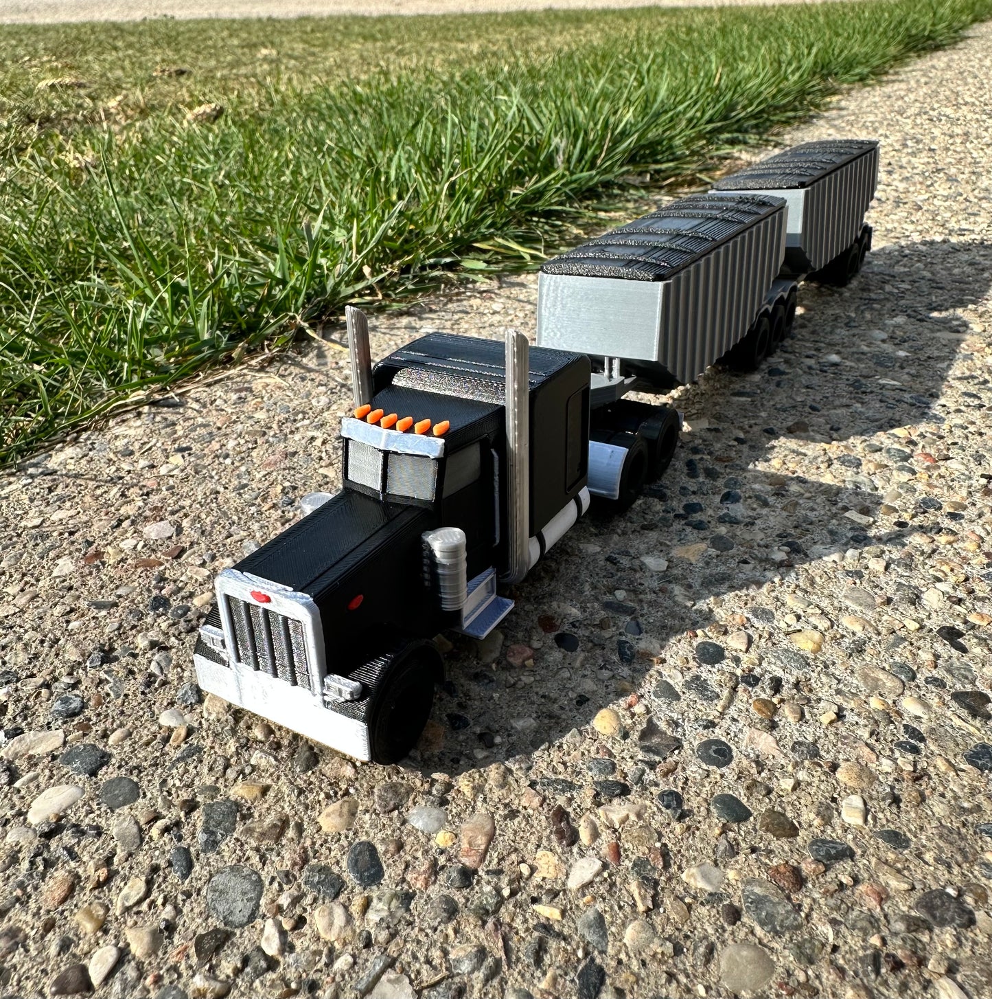 Semi w/ Super B Trailers