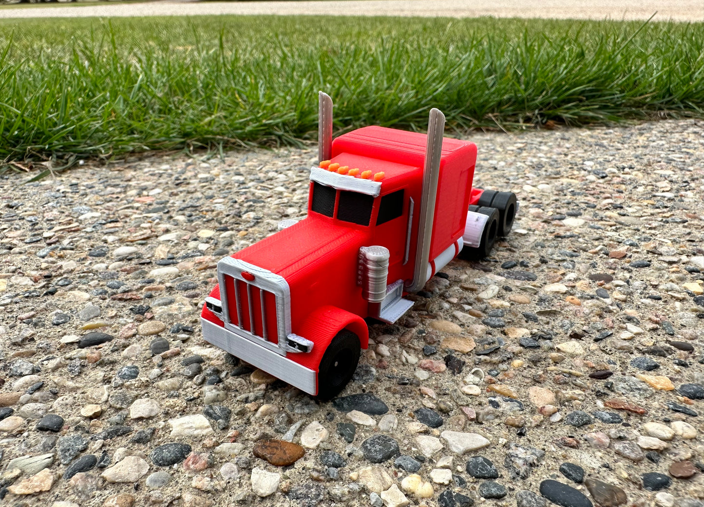 Semi w/ Super B Trailers