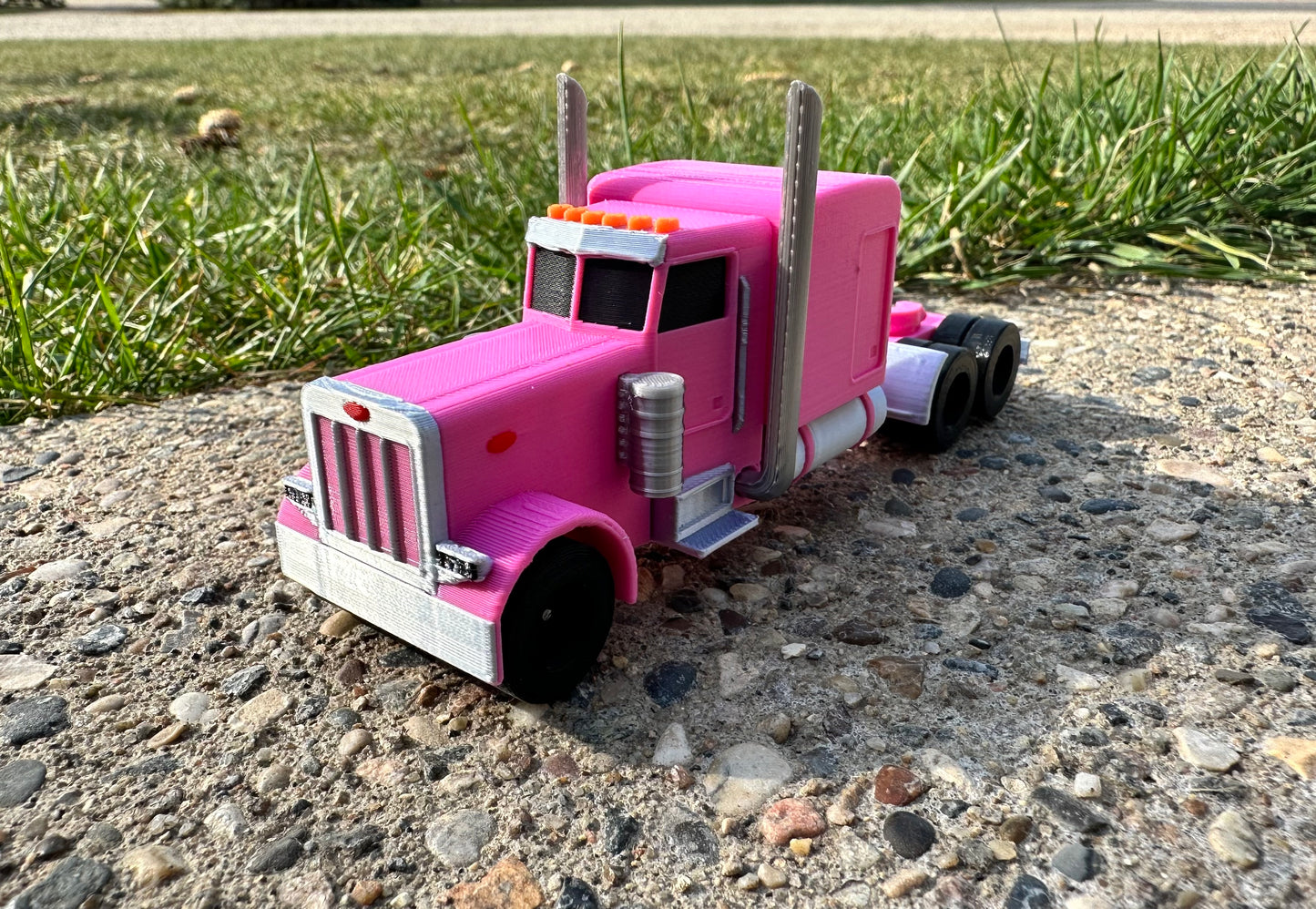 Semi w/ Super B Trailers