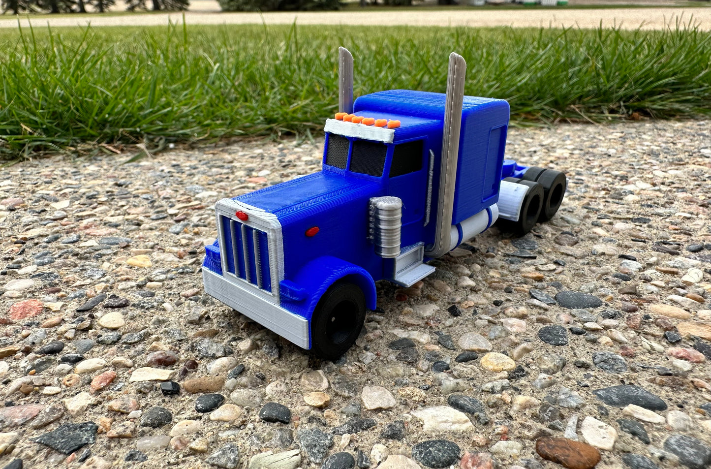 Semi w/ Super B Trailers
