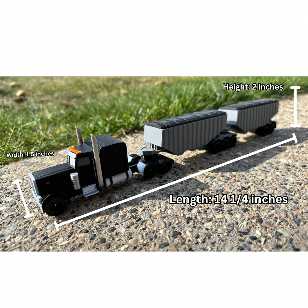 Semi w/ Super B Trailers