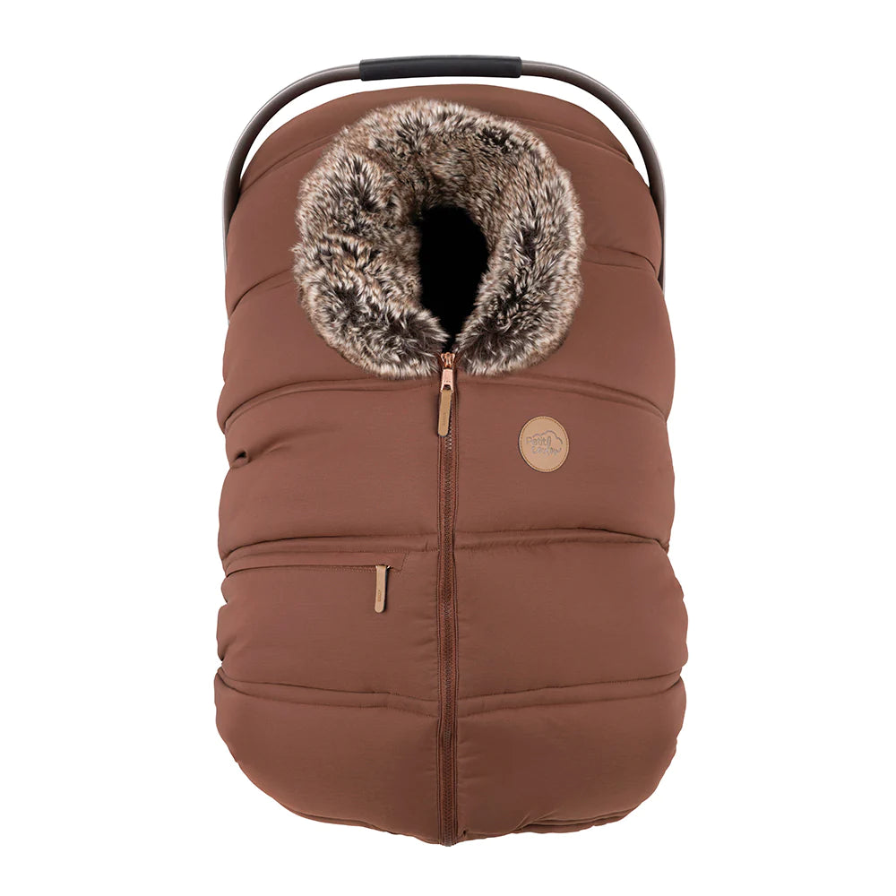 Winter Car Seat Cover (Chocolate)