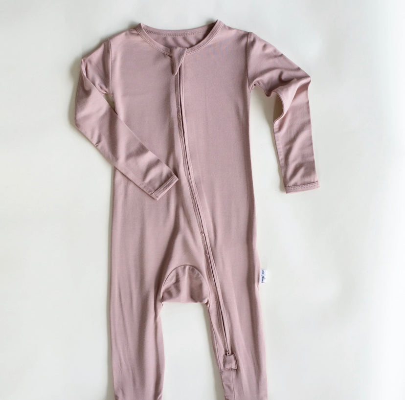 Pip & Phee - Bamboo Footed Sleeper (Blush)