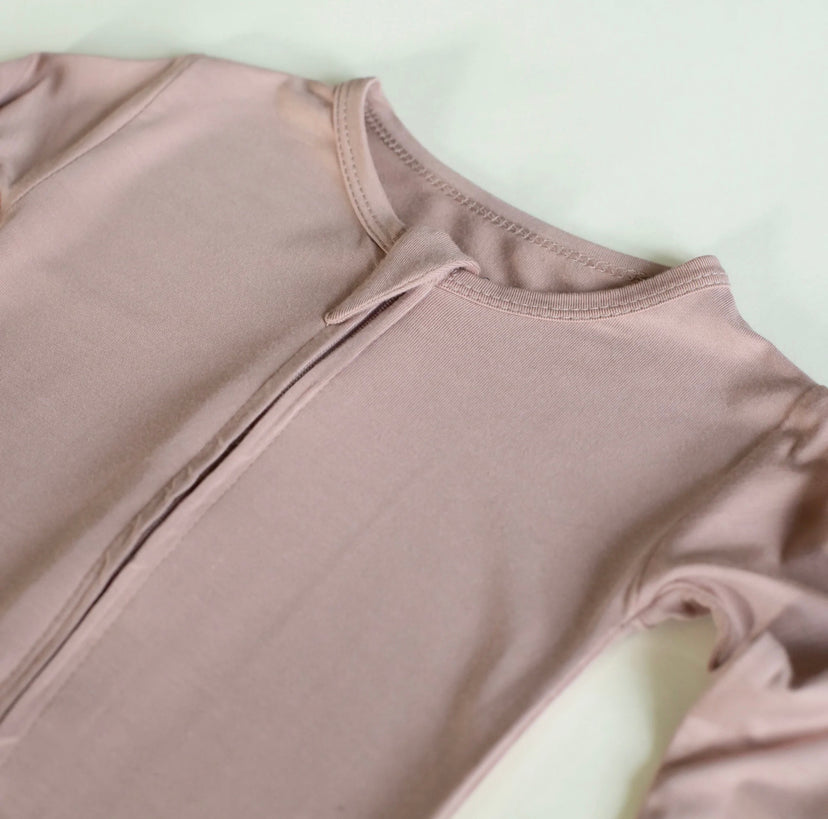 Pip & Phee - Bamboo Footed Sleeper (Blush)
