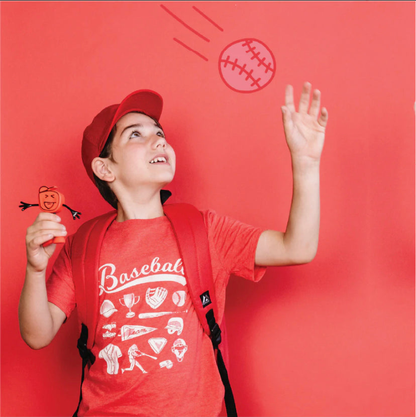 Boy with Red Sammy Glo Pal