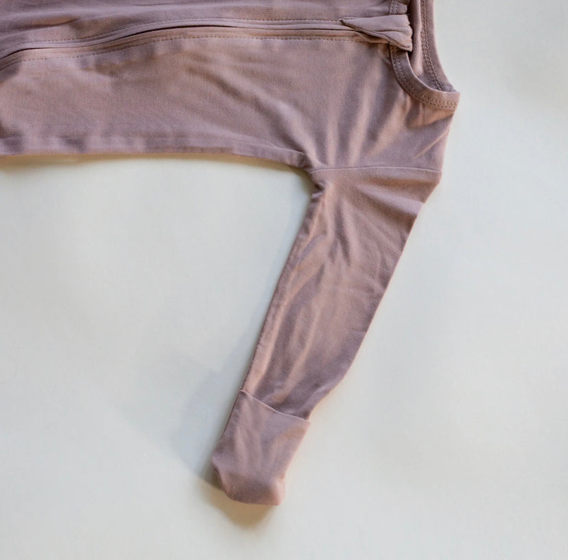 Pip & Phee - Bamboo Footed Sleeper (Blush)