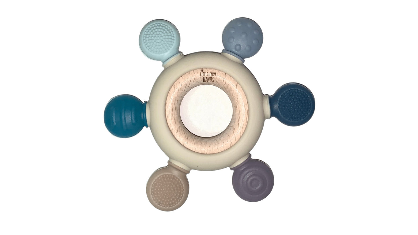 Little Farm Hands - Silicone/Wooden Teether