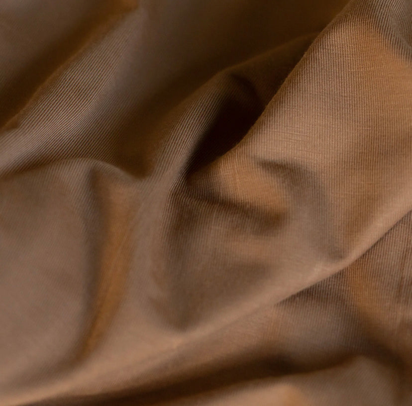 Pip & Phee - Bamboo Footed Sleeper (Caramel) moon