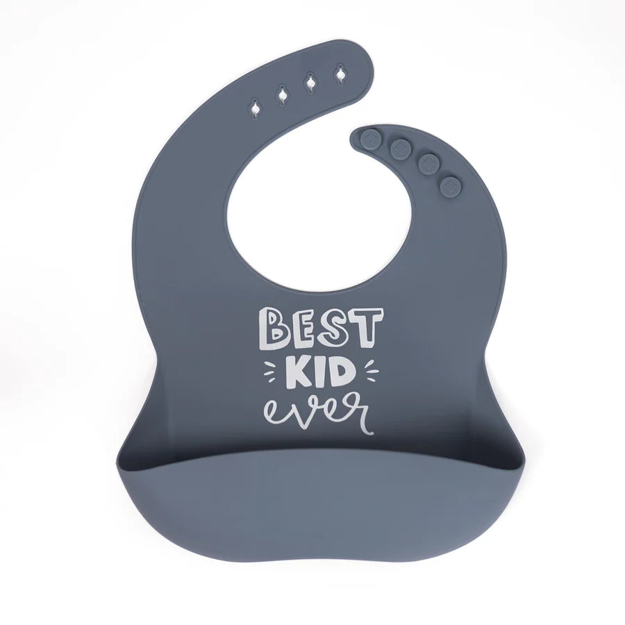 BEST KID EVER SILICONE BIB
