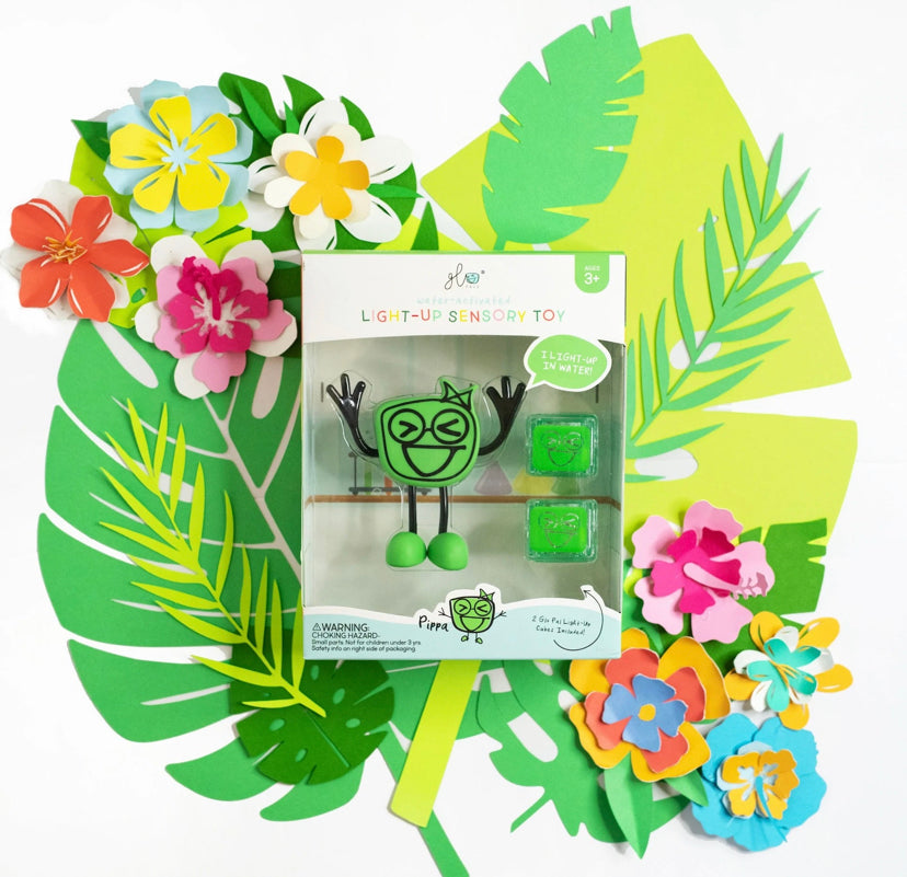 Green Pippa Glo Pal - Tropical Leafs