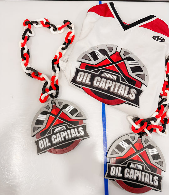 Oversized Custom Team Logo Hockey Pendant Chains