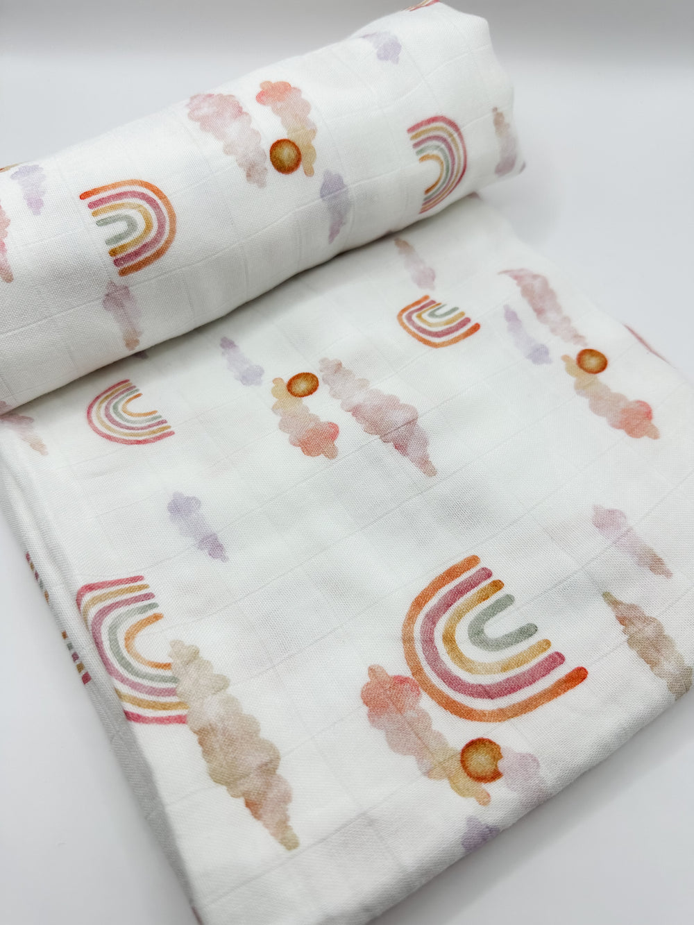 Over the Rainbow Muslin Swaddle