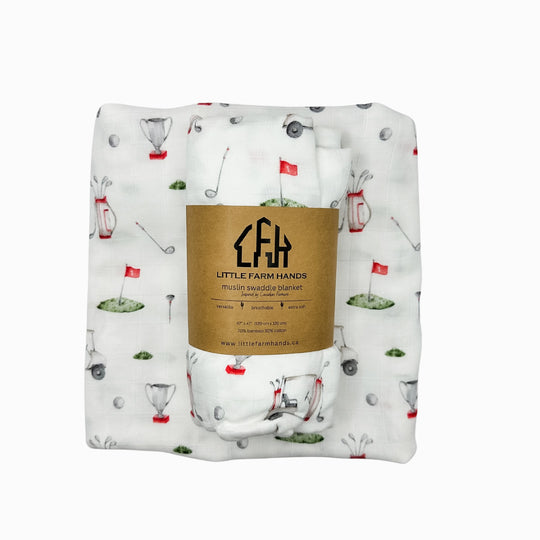 Who’s Your Caddy? Muslin Swaddle