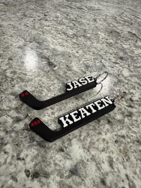 Personalized Hockey Stick w/ Number