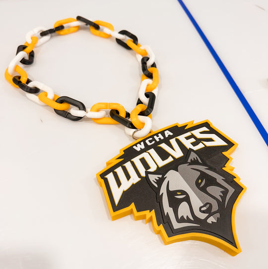 Oversized Custom Team Logo Hockey Pendant Chains
