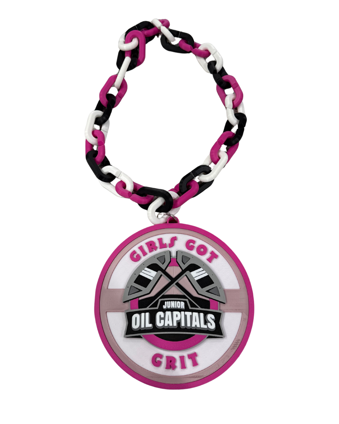 Oversized Custom Team Logo Hockey Pendant Chains