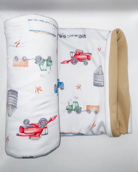 Farm Kid Toddler Blanket