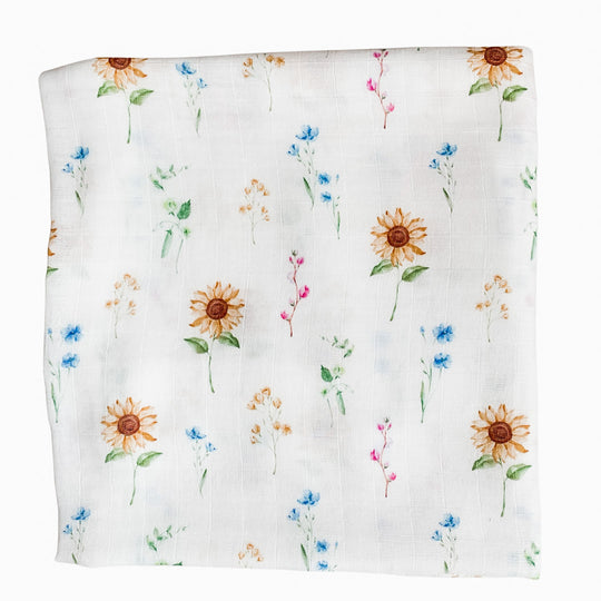 Farmer’s Daughter Floral Muslin Swaddle