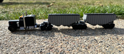 Semi w/ Super B Trailers