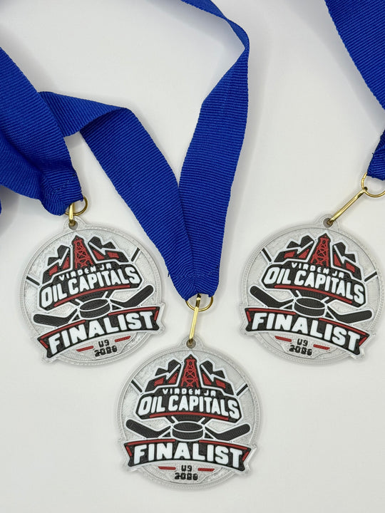Custom Medals w/ Ribbon Lanyards