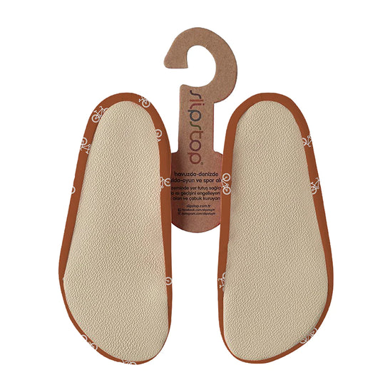 Kids SLIPSTOP Water Shoes -  Bicycle Cognac