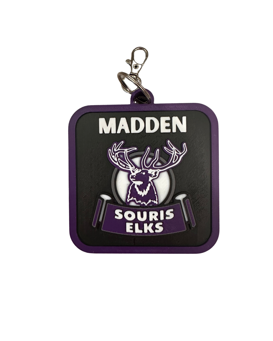 Custom Hockey Bag Tag Keychains