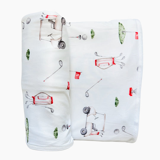 “Who’s Your Caddy?” Toddler Blanket