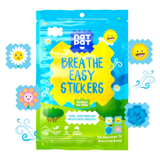 Nat Pat - Breathe Easy Stickers (24 Pack)