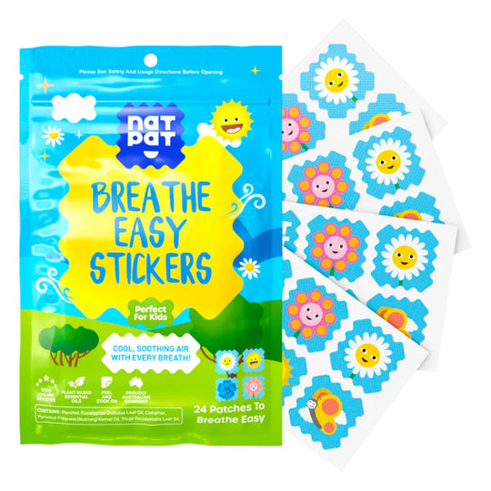 Nat Pat - Breathe Easy Stickers (24 Pack)