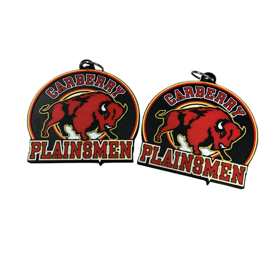 Custom Hockey Bag Tag Keychains