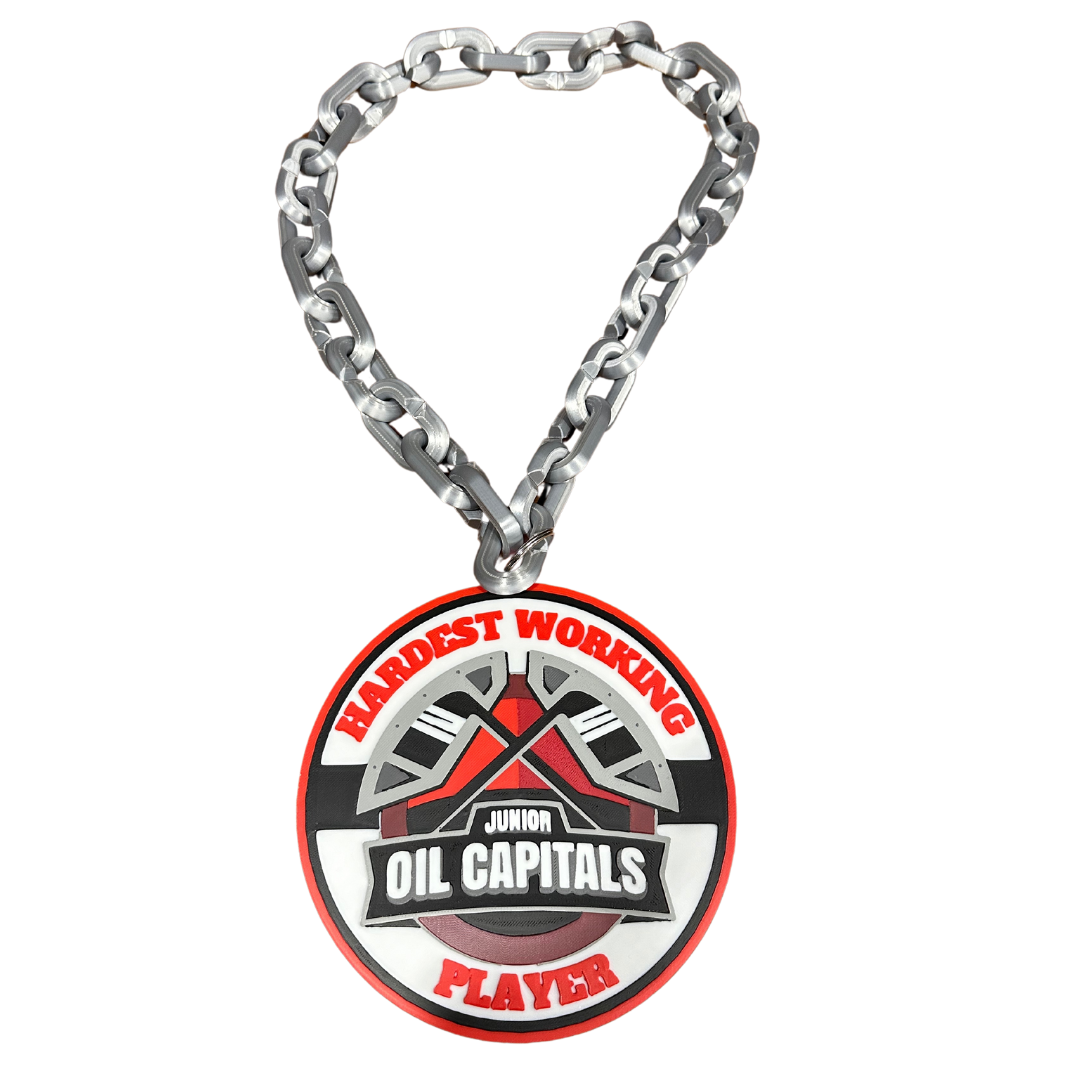 Oversized Custom Team Logo Hockey Pendant Chains