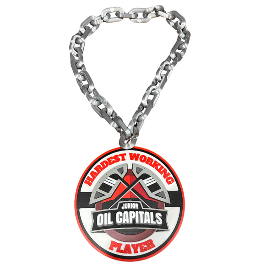 Oversized Custom Team Logo Hockey Pendant Chains