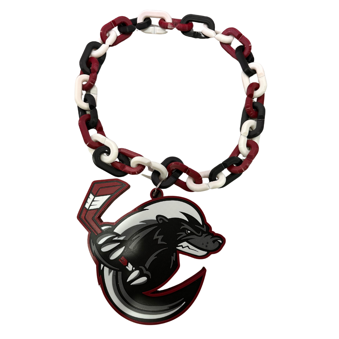 Oversized Custom Team Logo Hockey Pendant Chains