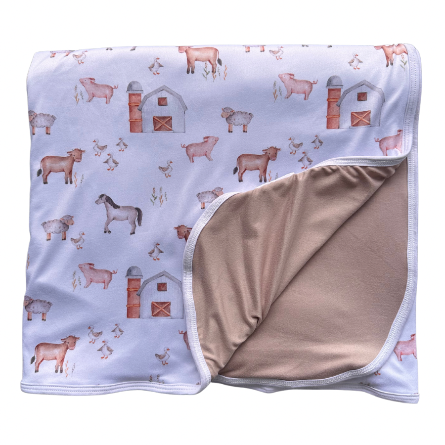 Barnyard Bliss Toddler Blanket