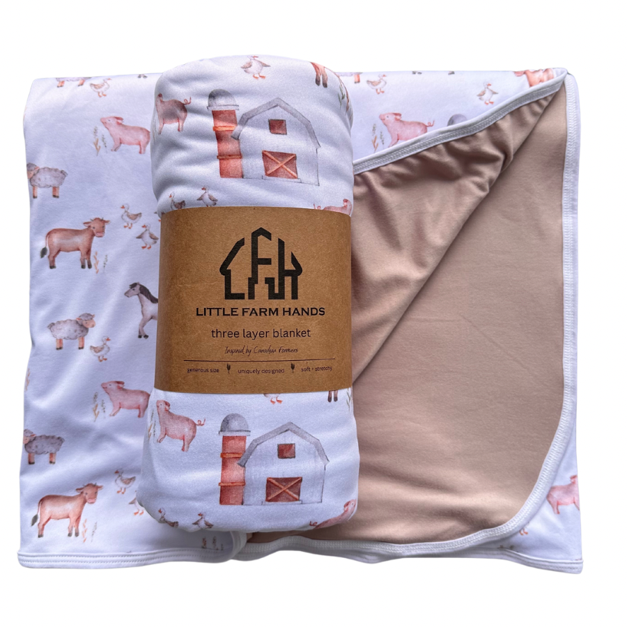 Barnyard Bliss Toddler Blanket