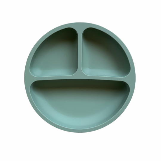 Simply Sage Silicone Divider Plate w/ Fork