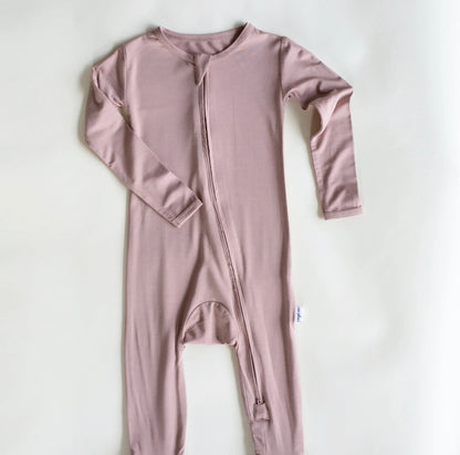 Pip & Phee - Bamboo Footed Sleeper (Blush)