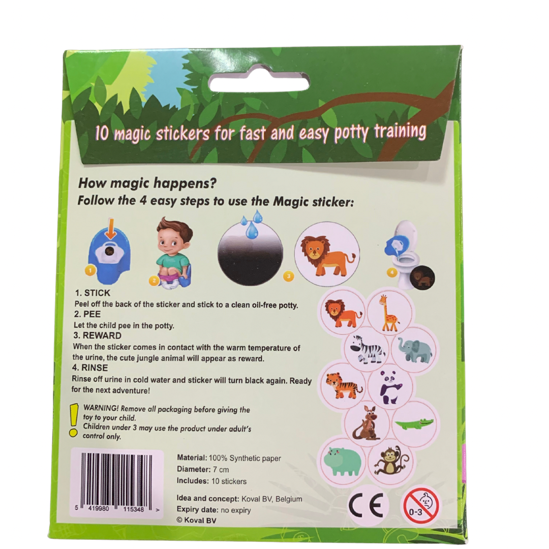 Potty Stickers - Zoo