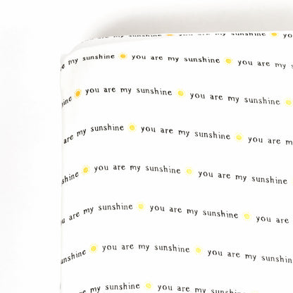 You are my sunshine crib sheet