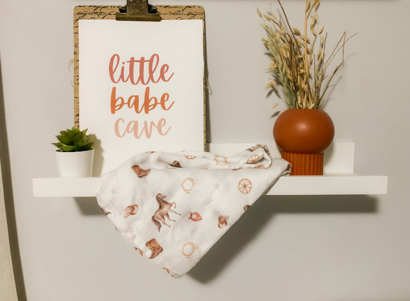 Horsin’ Around Muslin Swaddle