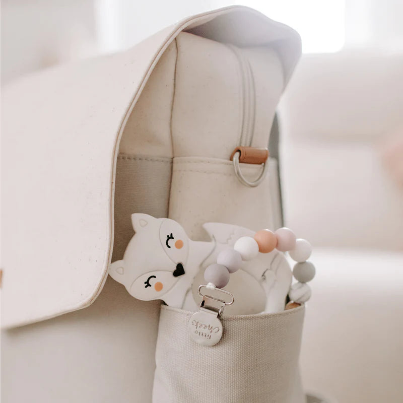 Little Cheeks - Fox Teether & Clip