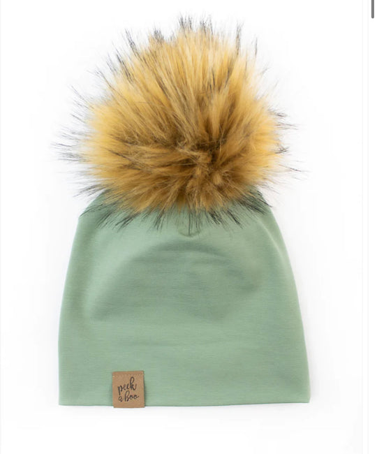 Slouchie Beanie - Matcha Green